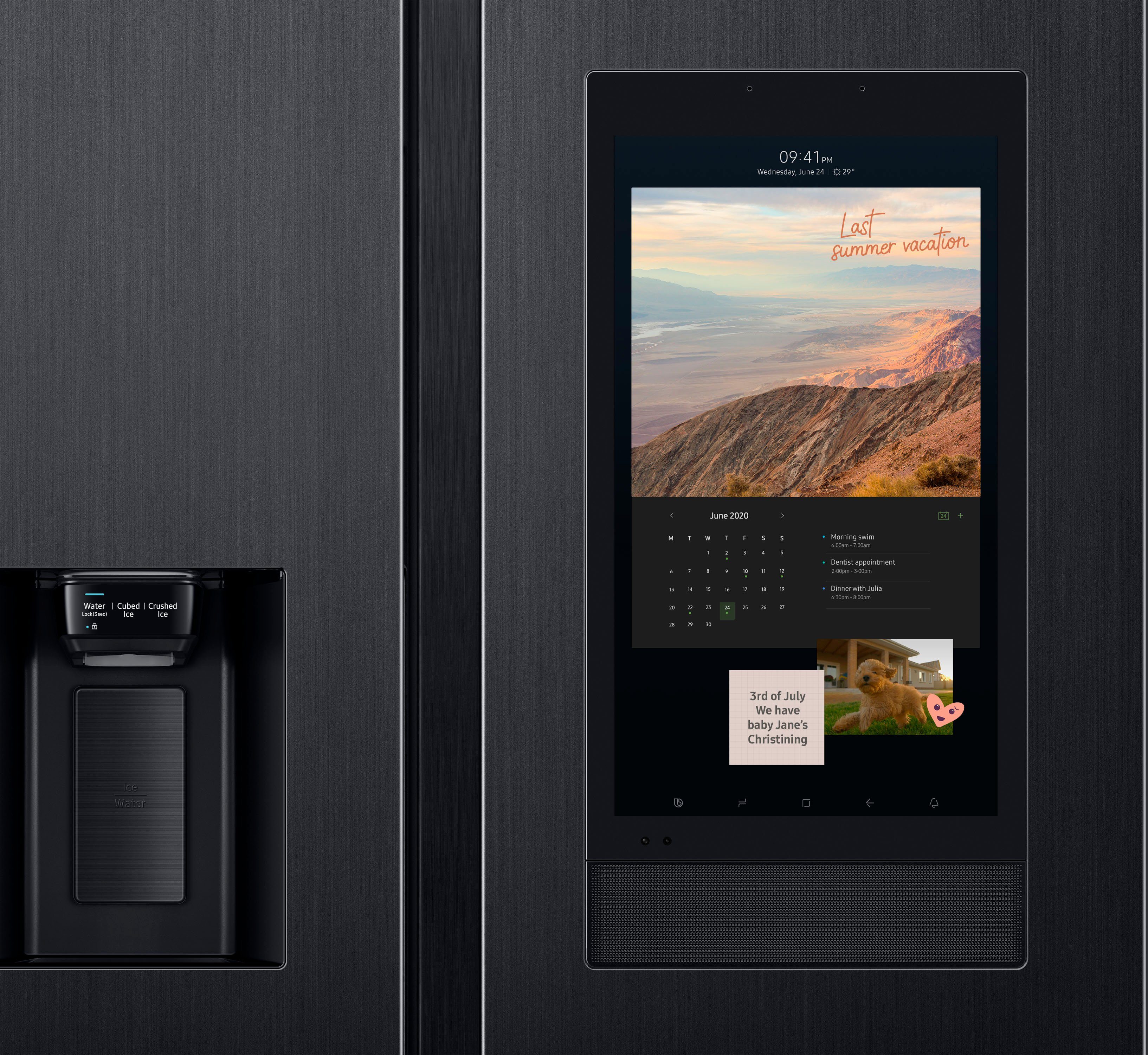 Samsung Side-by-Side RS6HA8891B1, 178 cm hoch, 91,2 cm breit