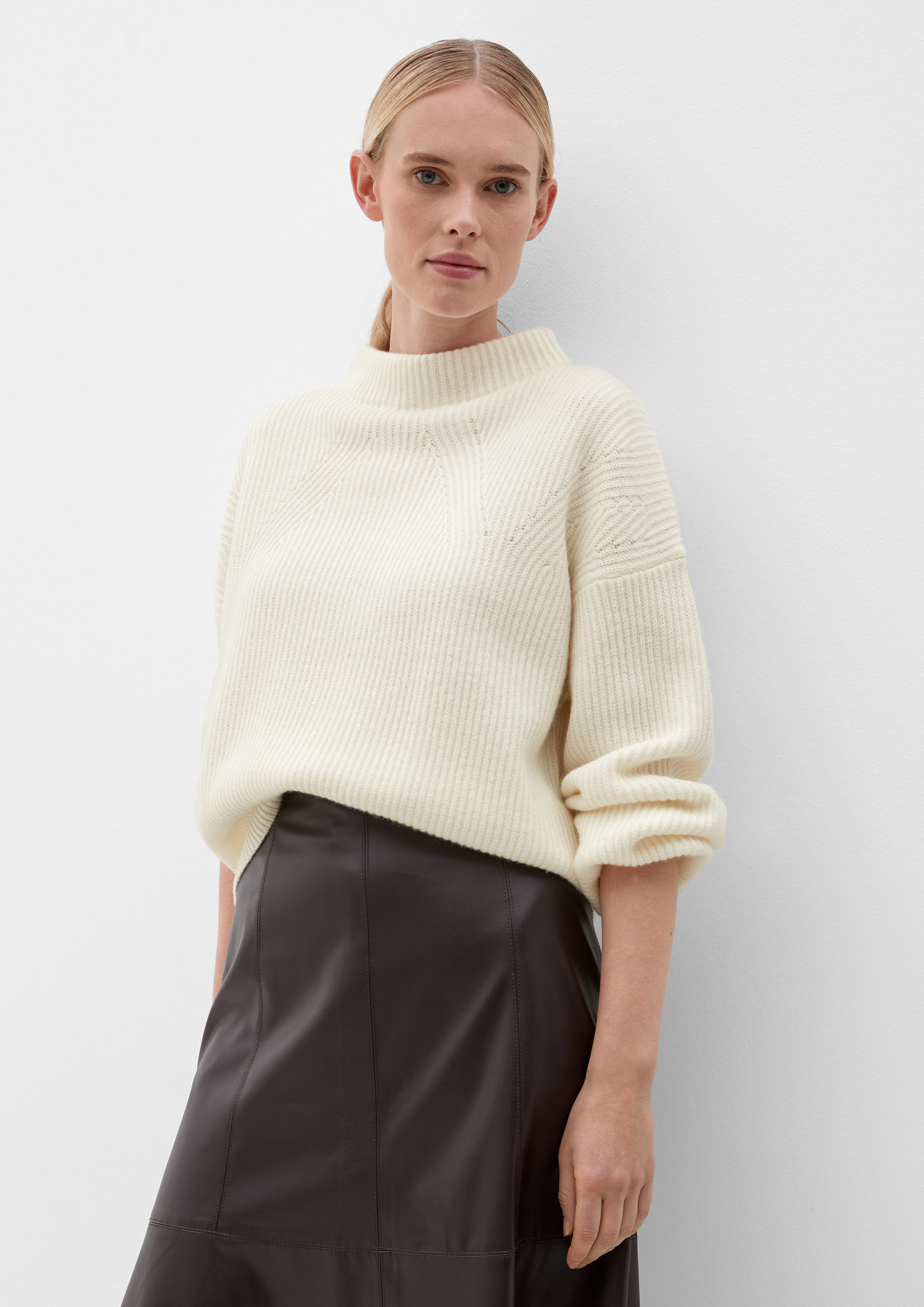 Strickpullover aus Wollmix  2118295-0200