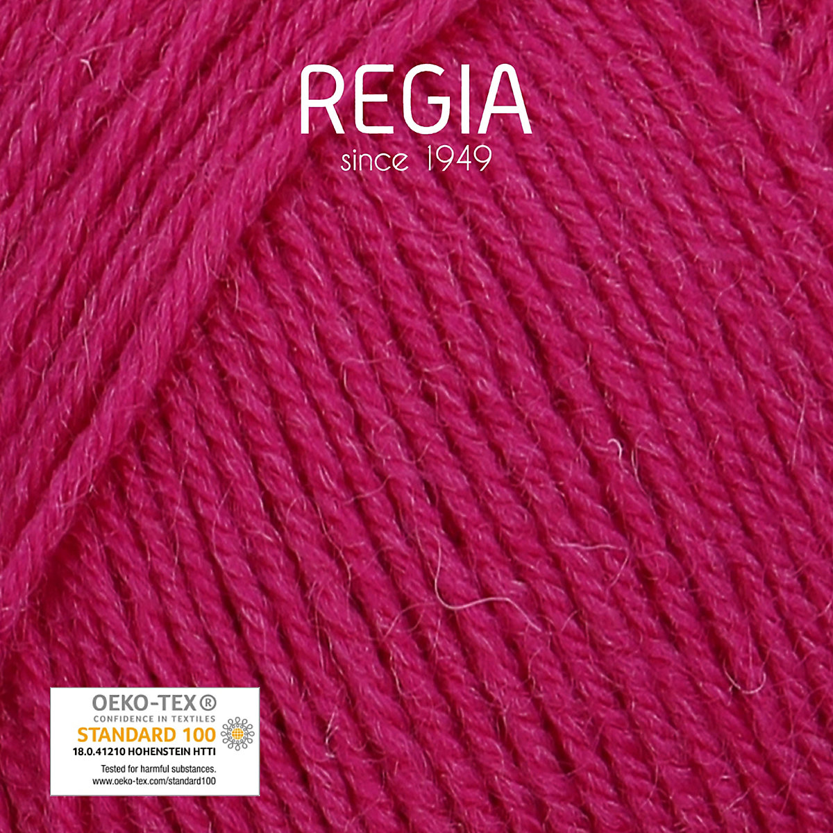 Handstrickgarne 4-fädig Uni, 100g Fuchsia