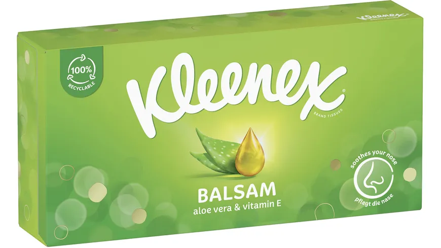 Kleenex Balsam 4-lagig Box à 56 Tücher