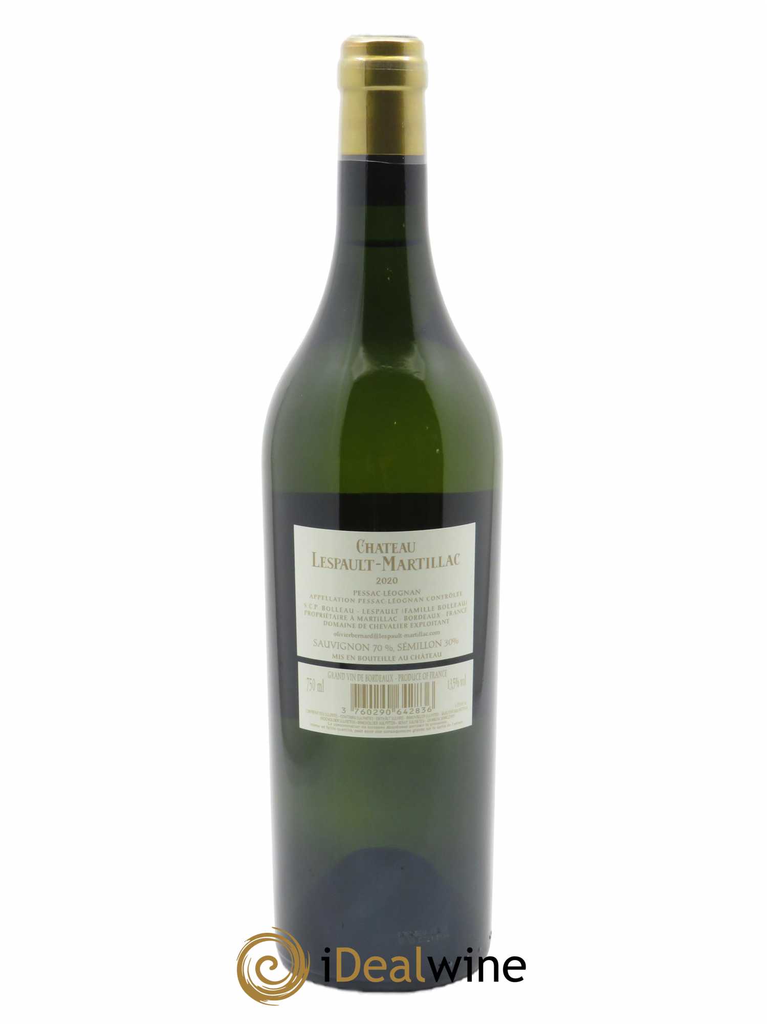 Château Lespault-Martillac (CBO à partir de 6 bts) 2020 - Lot de 1 Bouteille