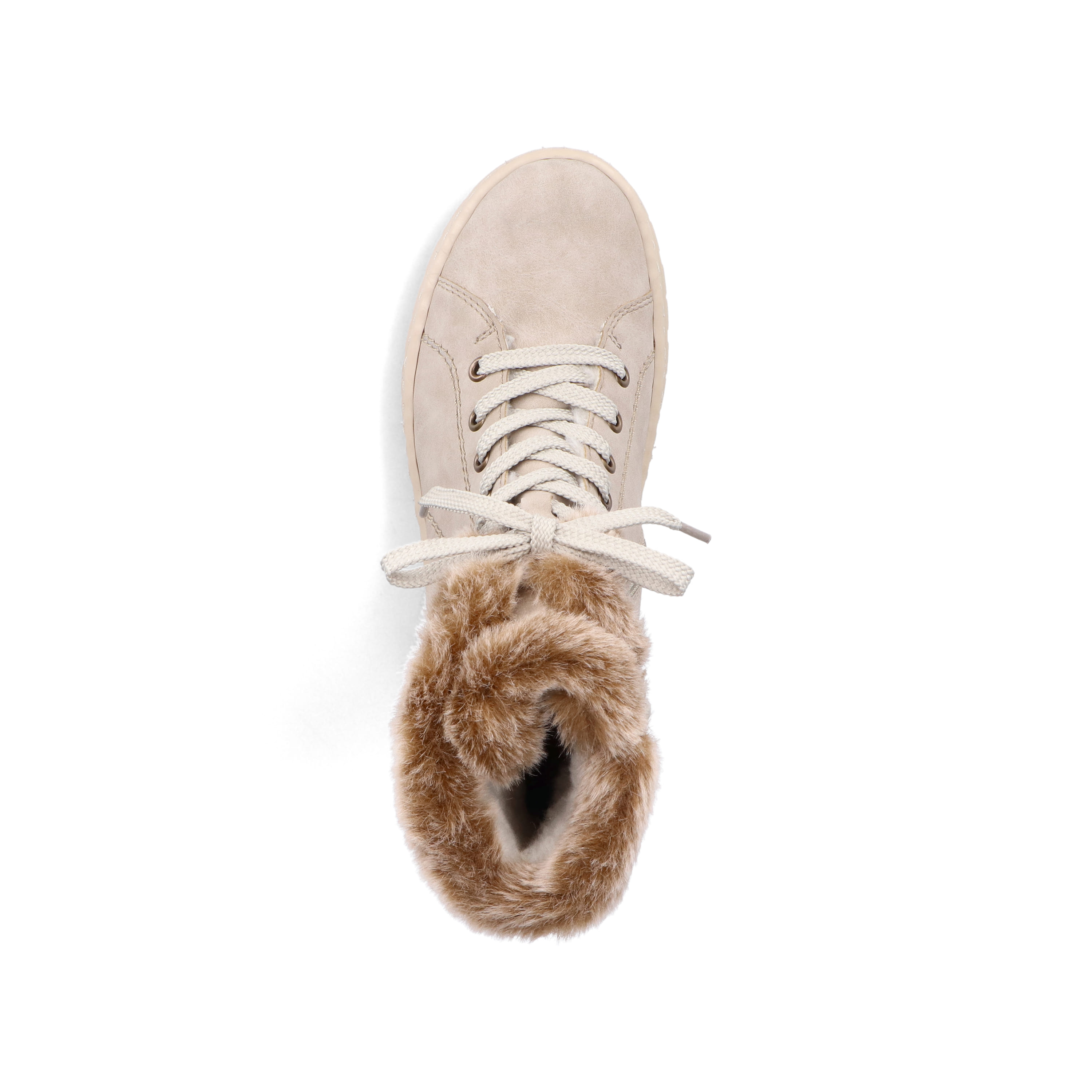 Rieker Damen Schnürstiefel hellbeige