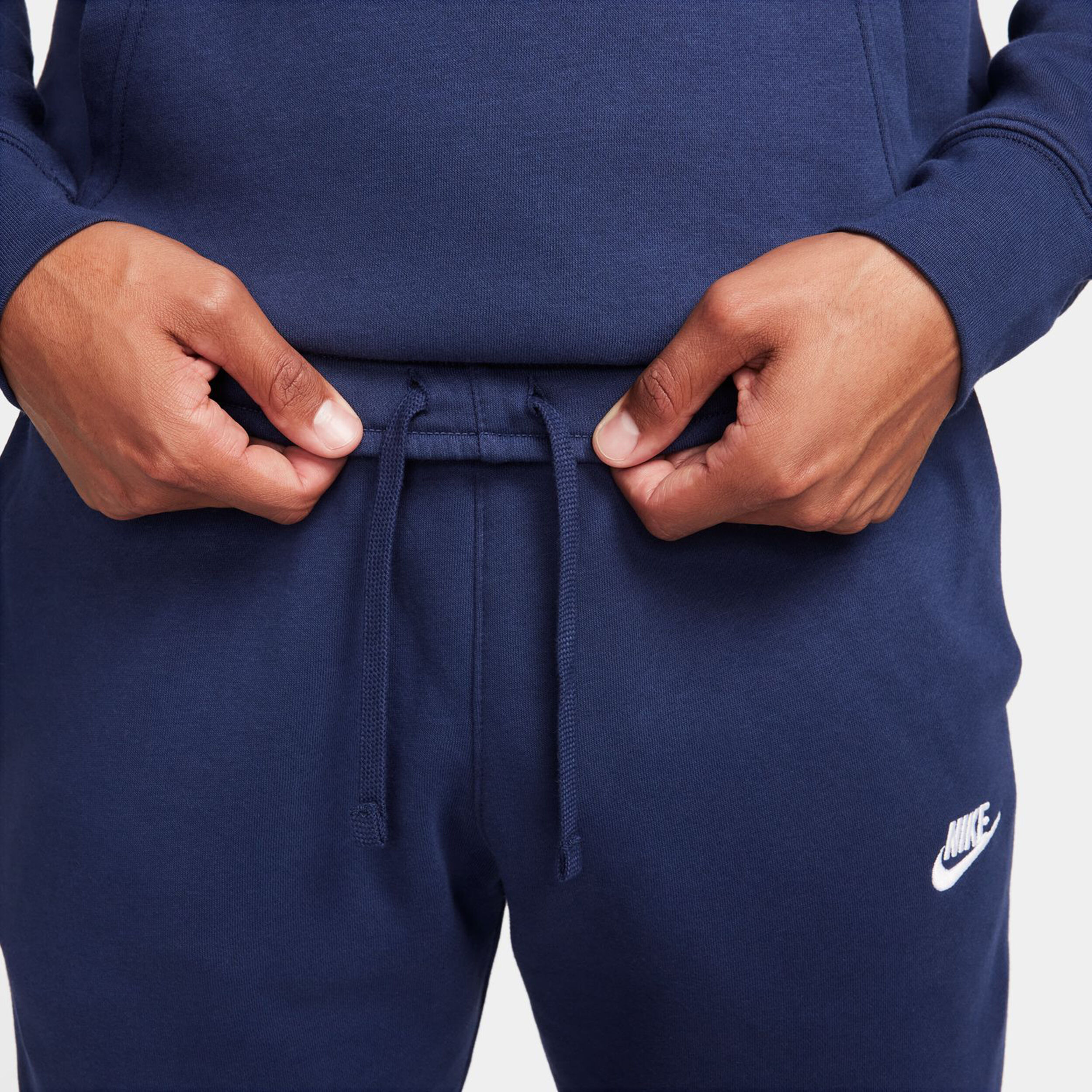 Club Fleece GX Trainingsanzug Herren - Dunkelblau, Weiß