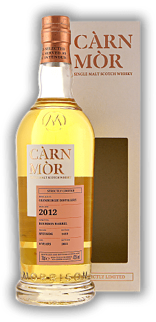 Glenburgie Càrn Mòr Strictly Limited 8 Years 2012/2021 Bourbon Barrel 47,5% Glenburgie Càrn Mòr Strictly Limited 8 Years 2012/2021 Bourbon Barrel 47,5%  Alter 12/21 - 0,7	 Liter - Vol 47,5%