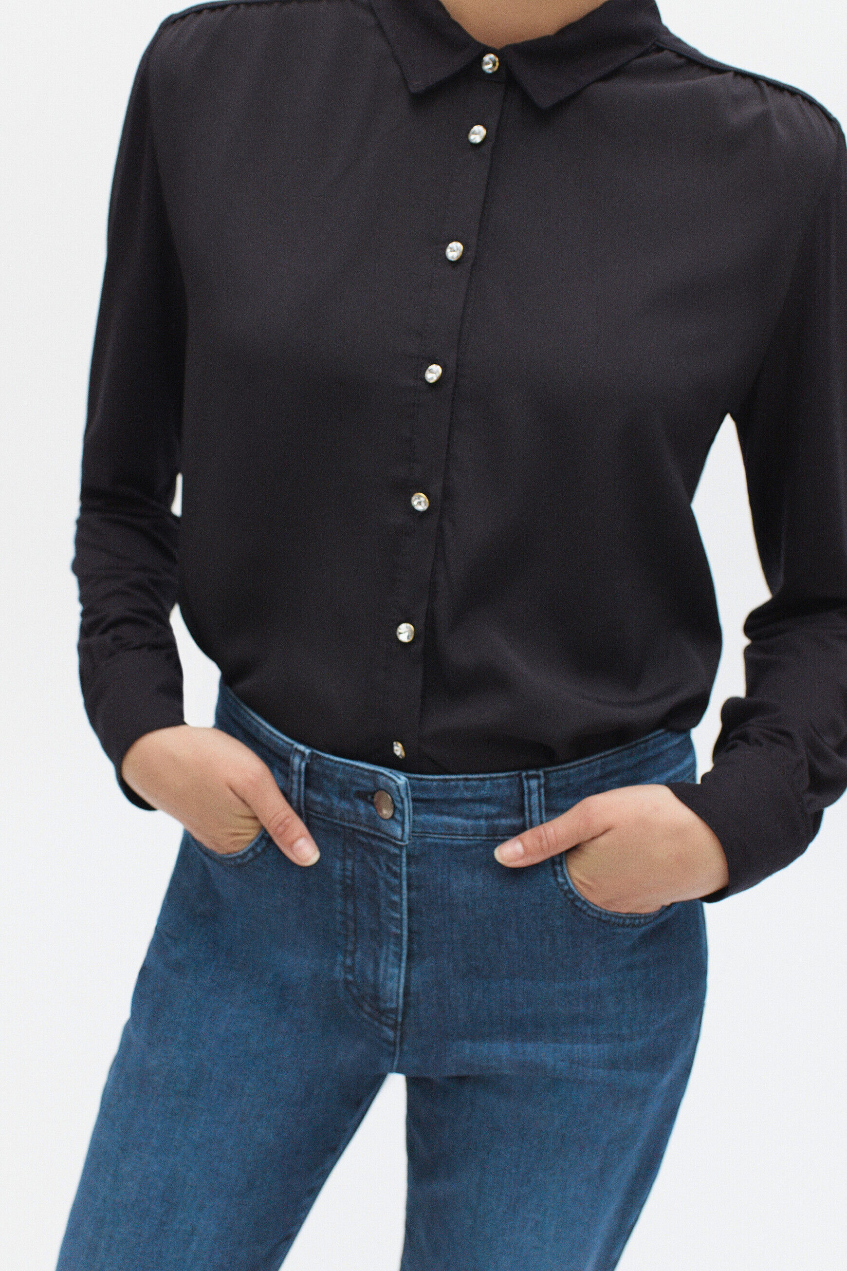 pantalon cole denim stone femme