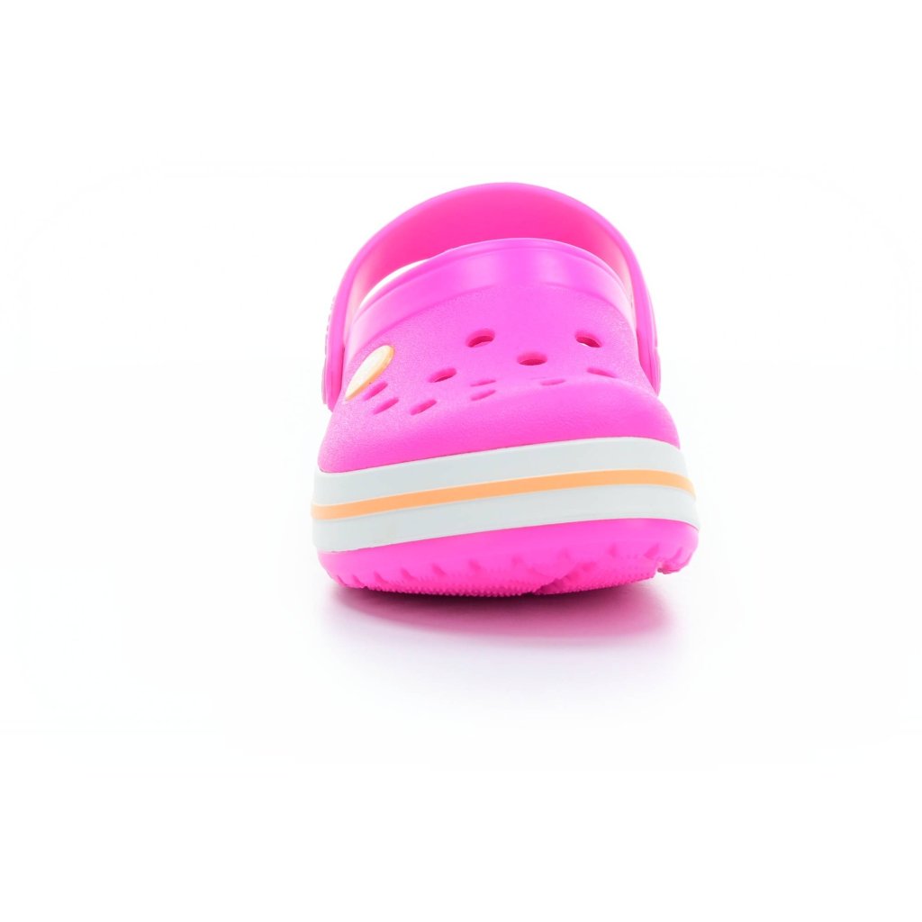 Crocs Crocband Clog K - Electric Pink / Cantaloupe Pantoffeln