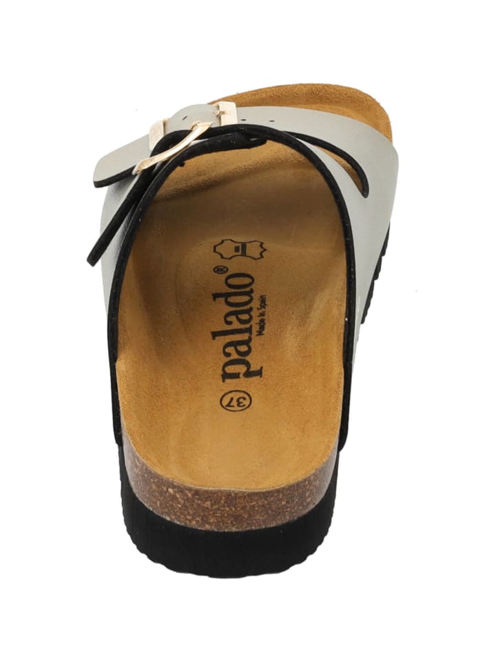 palado Plateau-Pantoletten in gold/schwarz günstig kaufen