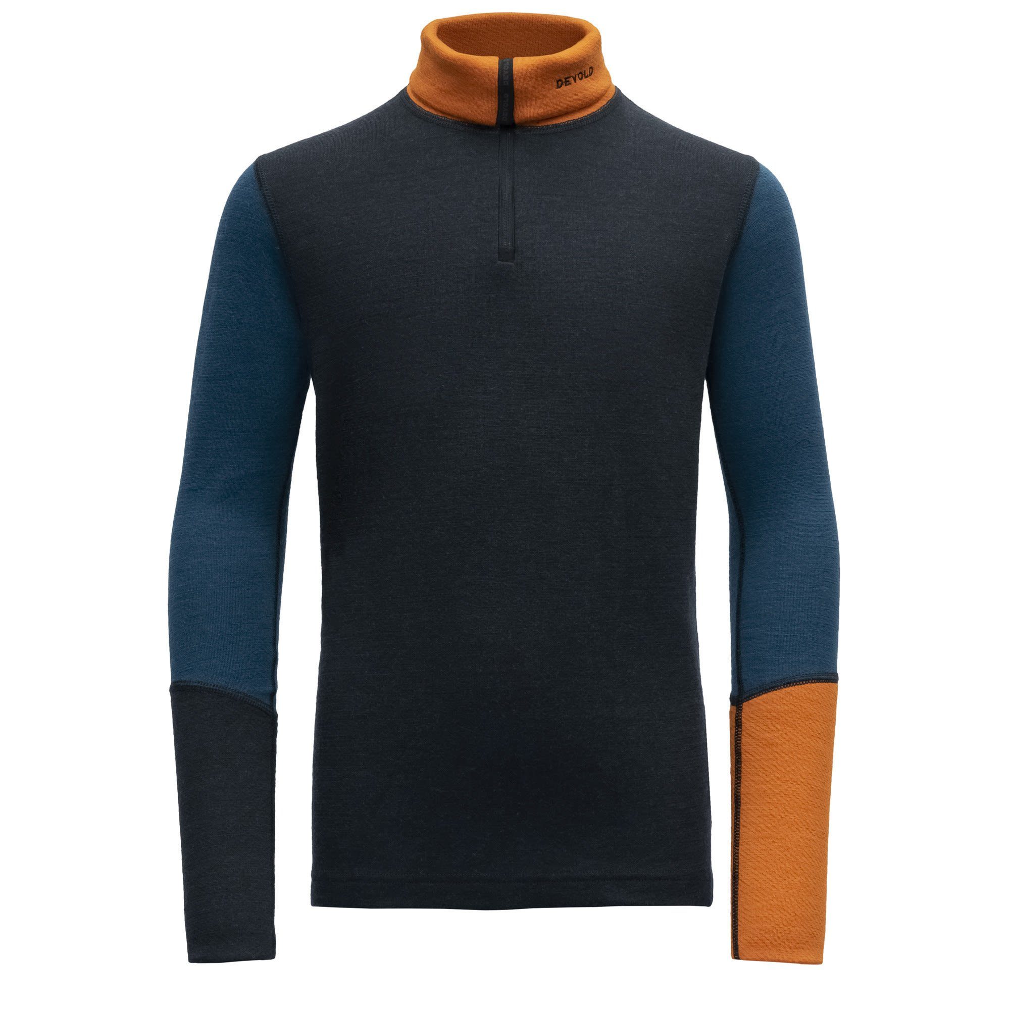 Devold Langarmbluse Devold Expedition Merino Zip Neck Junior Kinder