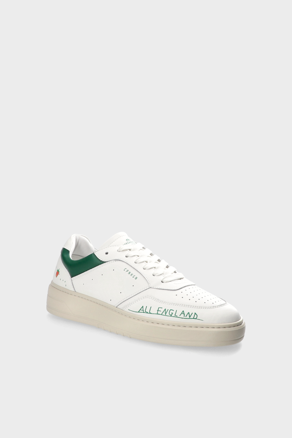 CPH LONDON M - leather - white/green