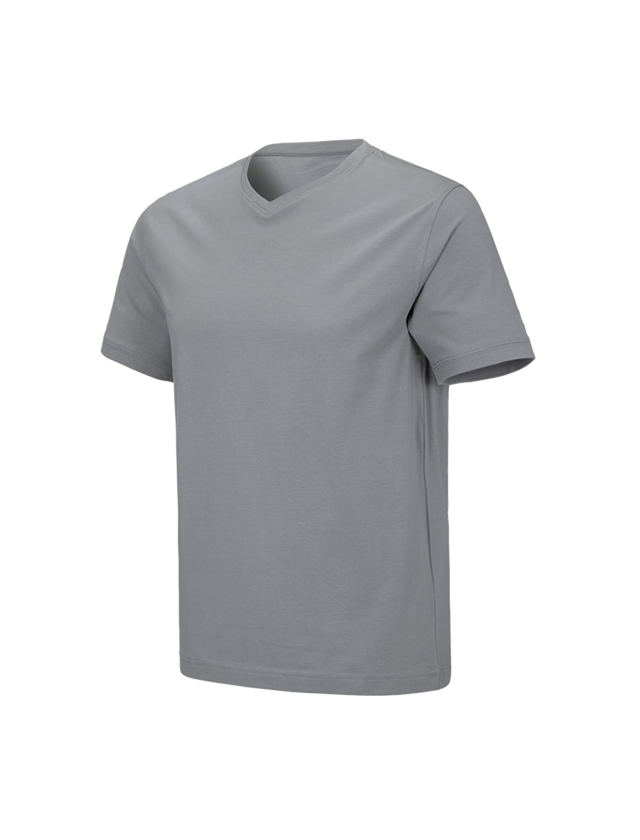 e.s. T-Shirt cotton stretch V-Neck