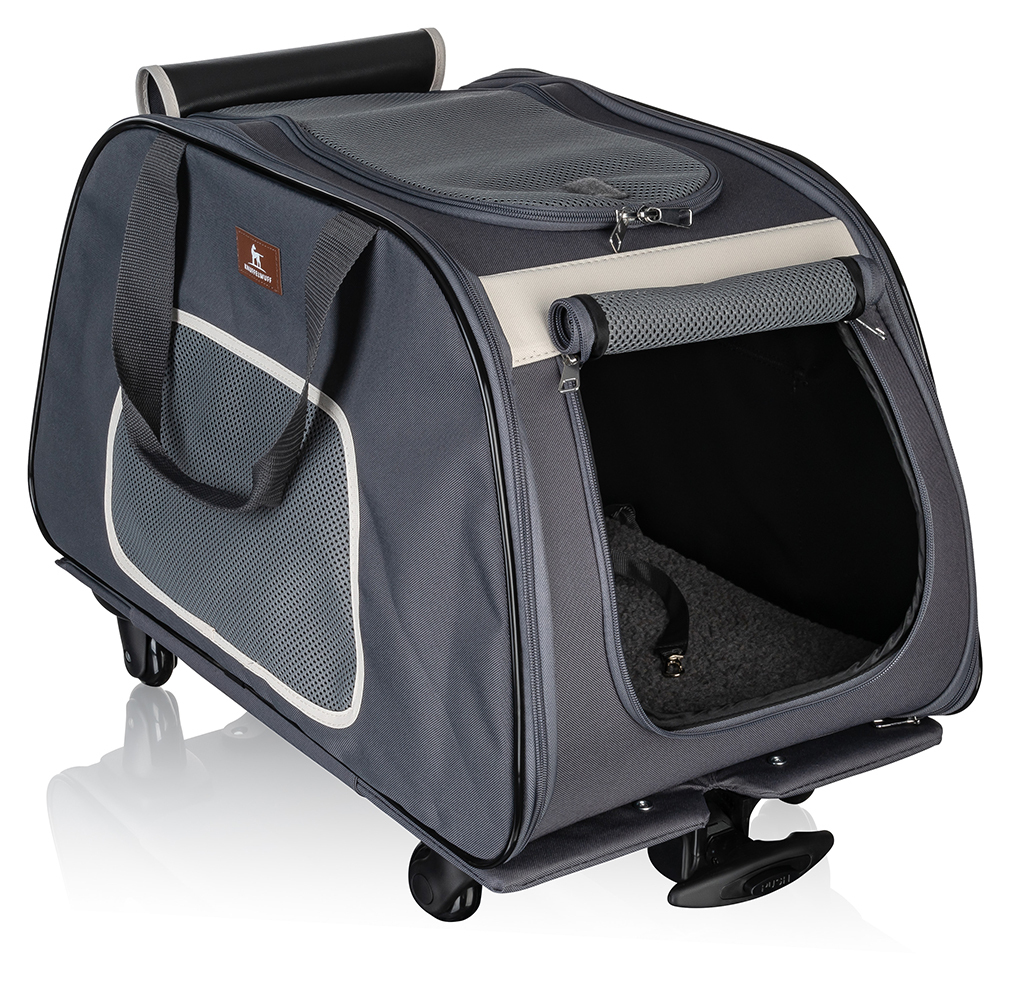 Knuffelwuff Transportboxen & Gitterboxen Knuffelwuff faltbarer Hunde Trolley Prineville S