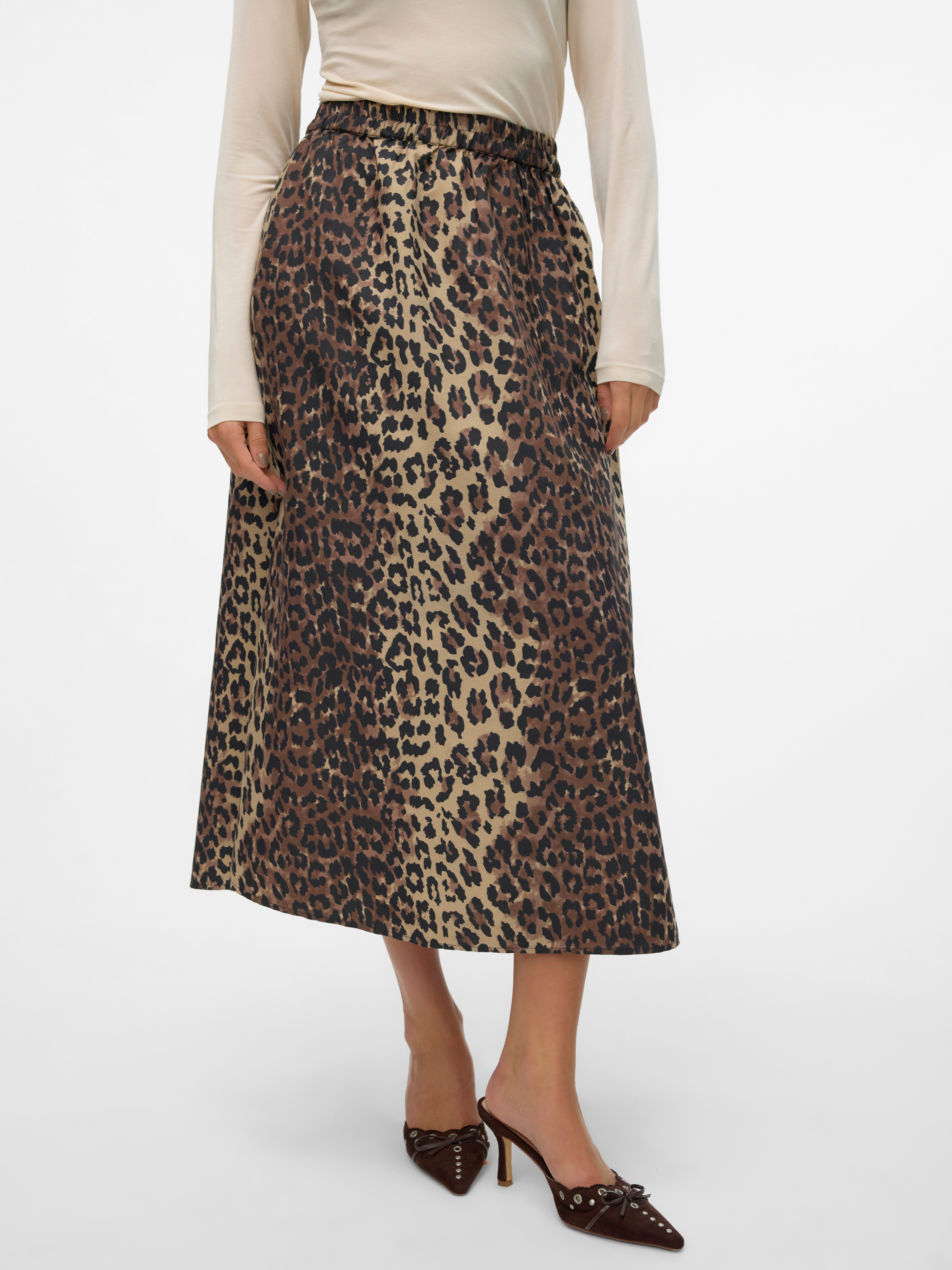VMELLY Hohe Taille Midirock