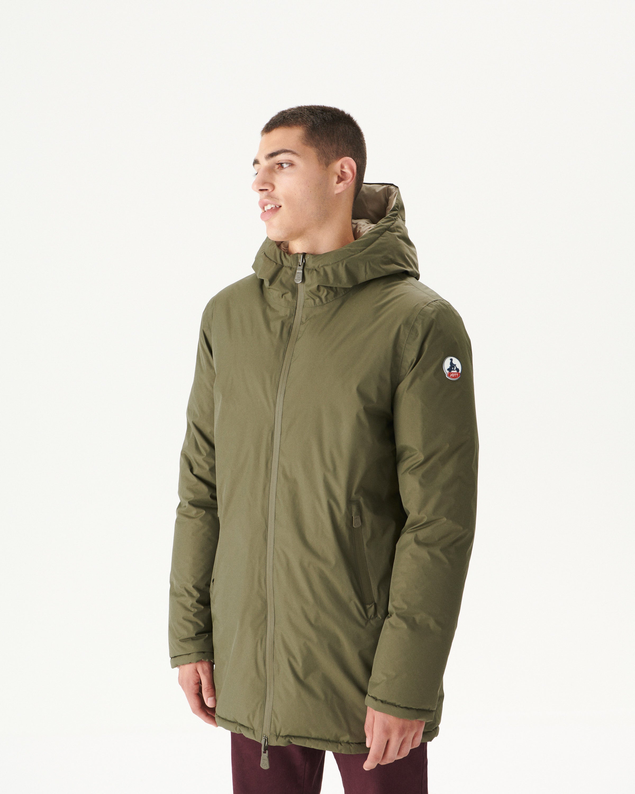 Doudoune réversible à capuche Grand Froid Army/Beige Toronto