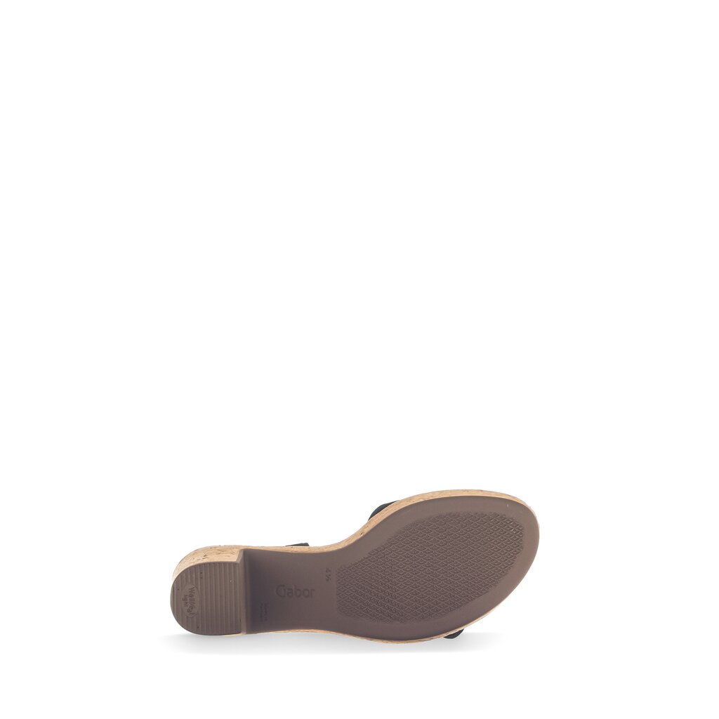 Gabor fashion Plateau Sandale schwarz