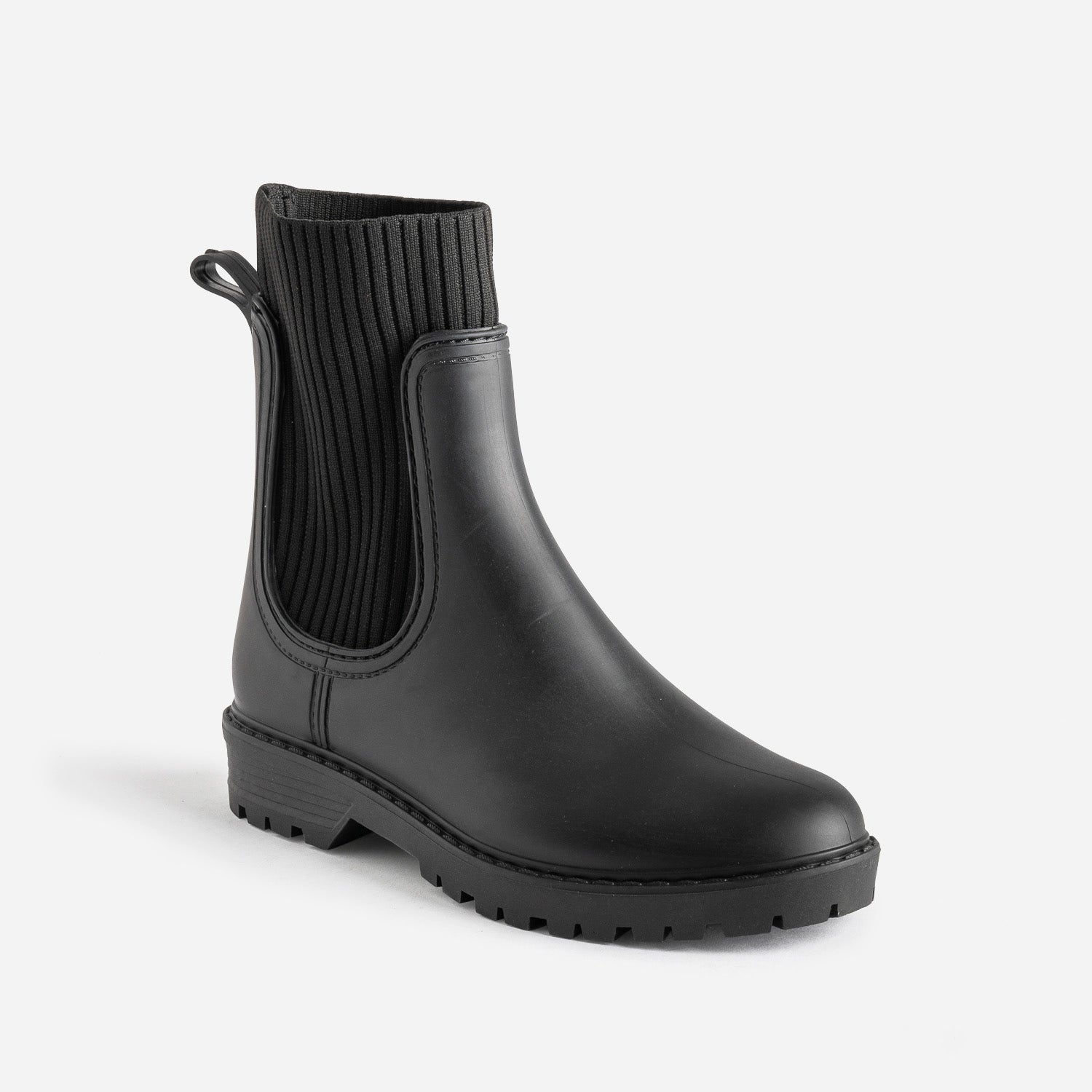 Chelsea boots de pluie noir