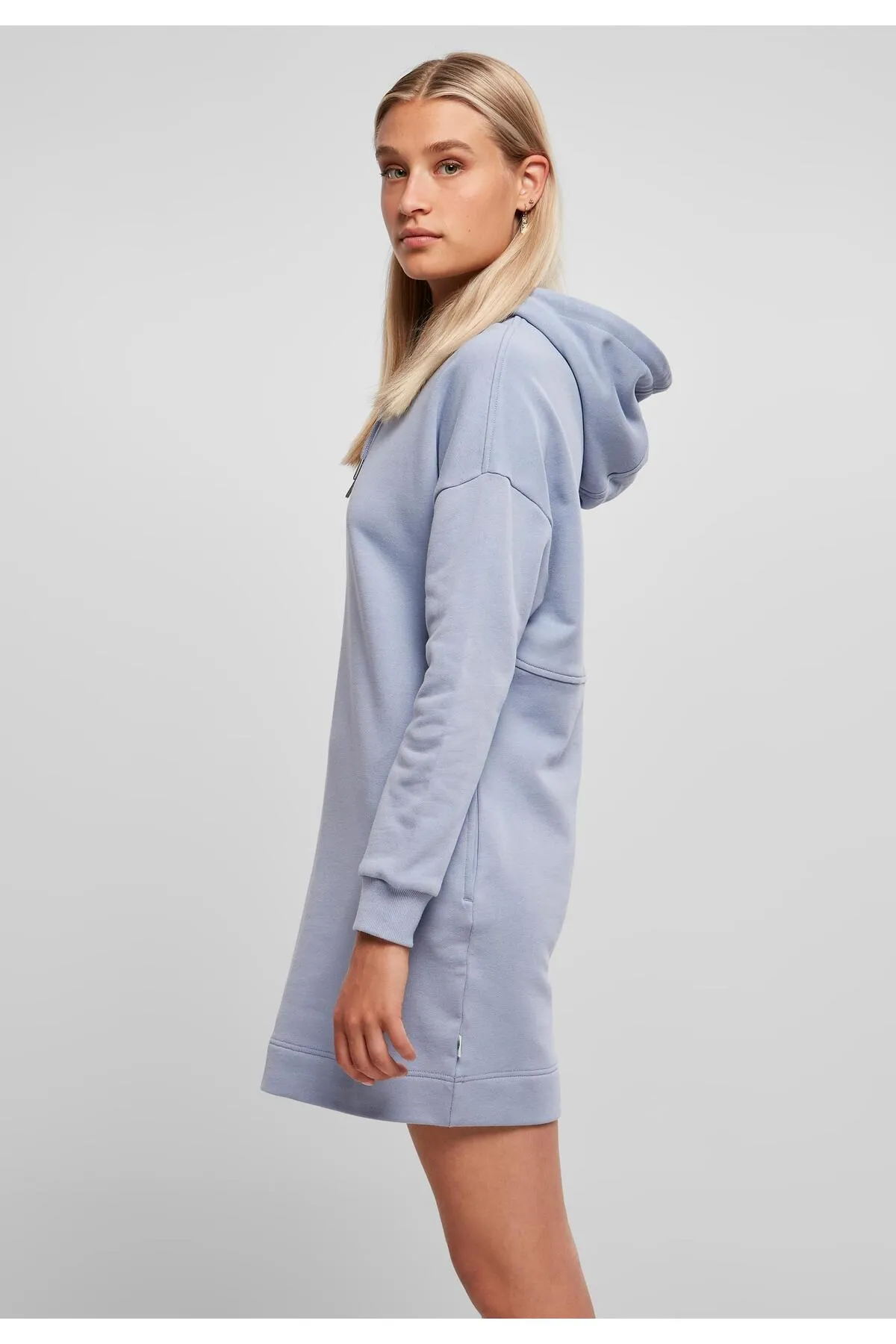 Urban Classics  Damen Damen-Kapuzenkleid aus übergroßem Bio-Frottee