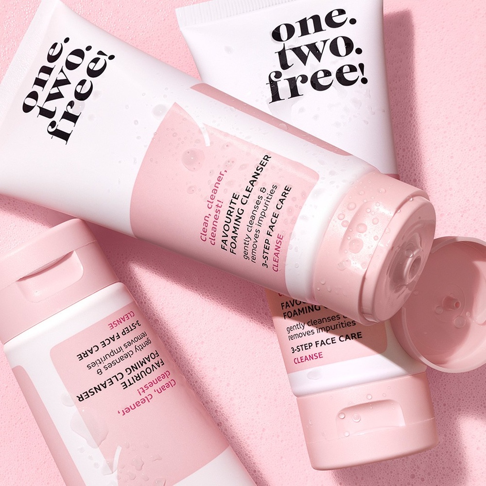 one.two.free! Favourite Foaming Cleanser Mousse démaquillante