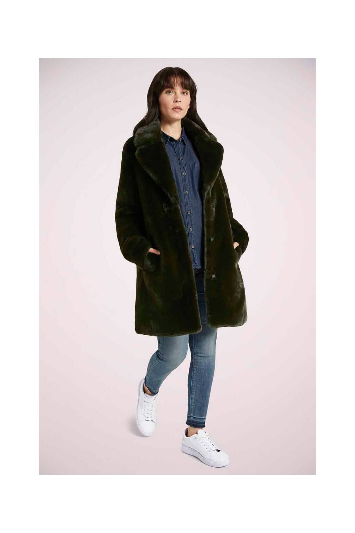 Tom Tailor Manteaux Longs Femme couleur vert
