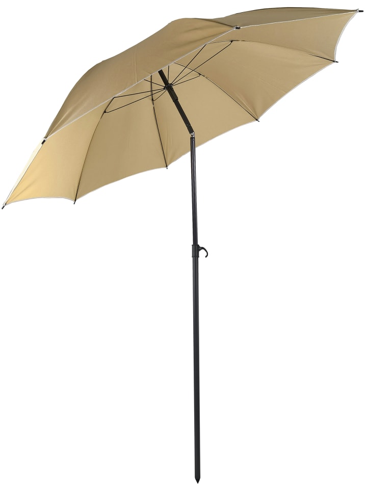 VCM  Sonnenschirm 180 cm Strandschirm Schirm UV-Schutz in Taupe günstig kaufen onesize