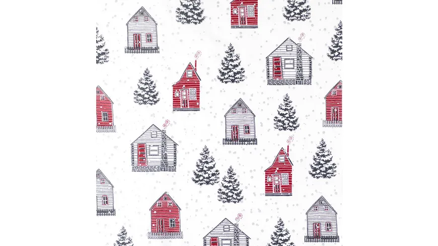 Home-Fashion Serviette Road Hus 33x33cm weiß