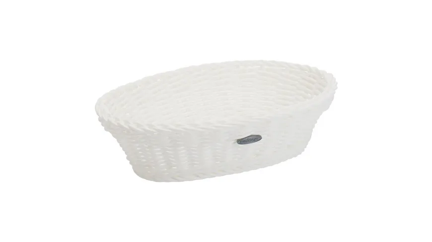 WESTMARK Brotkorb oval  23,5x16x6,5cm weiß