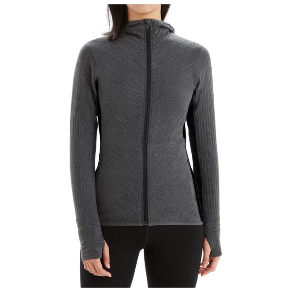 Icebreaker - Women's Descender L/S Zip Hood - Wolljacke