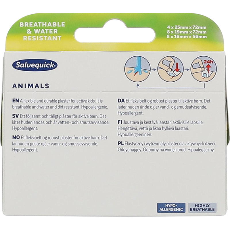 Salvequick Animal planet 20 stk, Salvequick