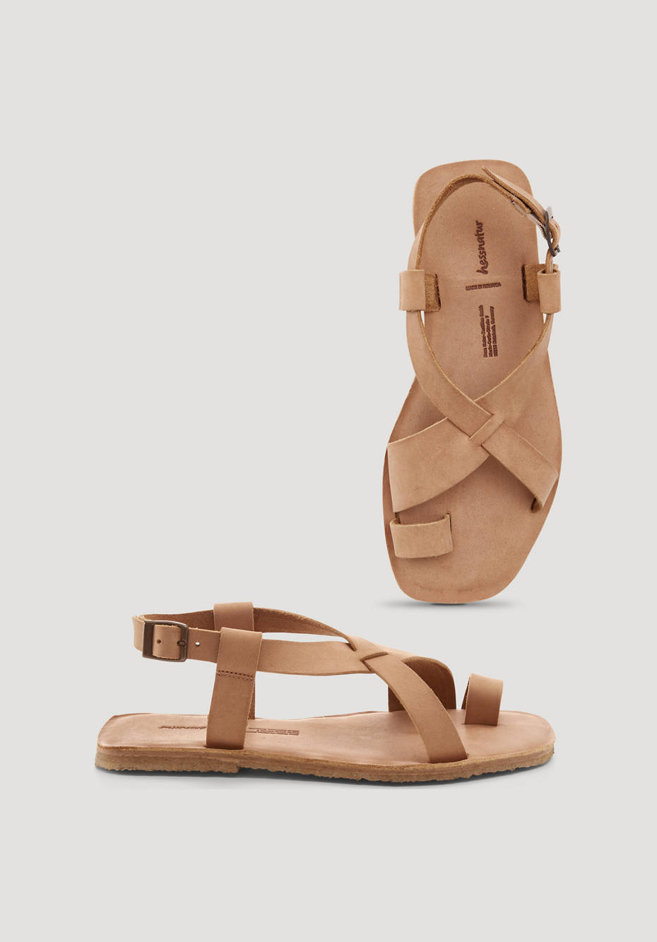 Leder-Sandale