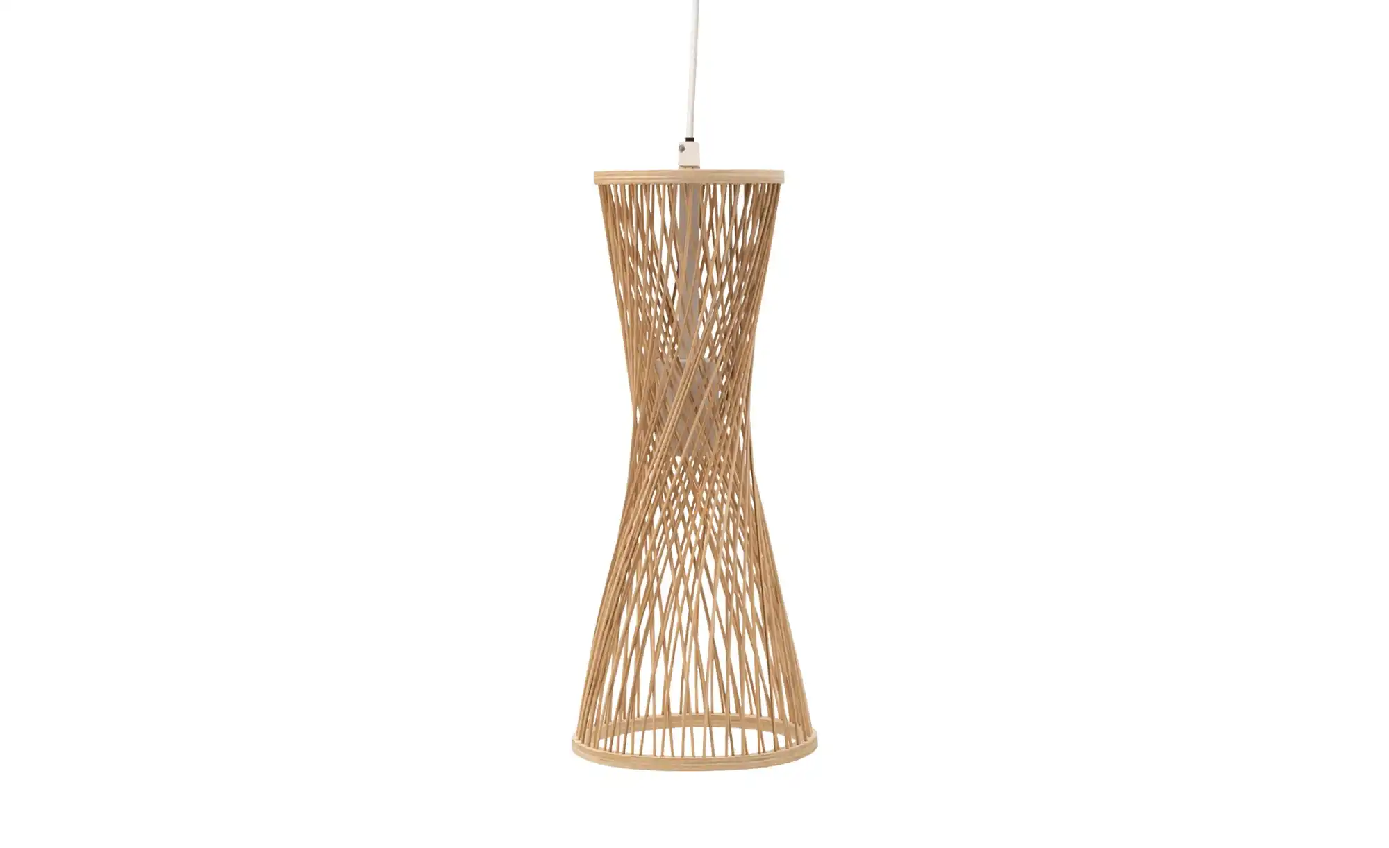 Pendelleuchte, 1-flammig, Rattan