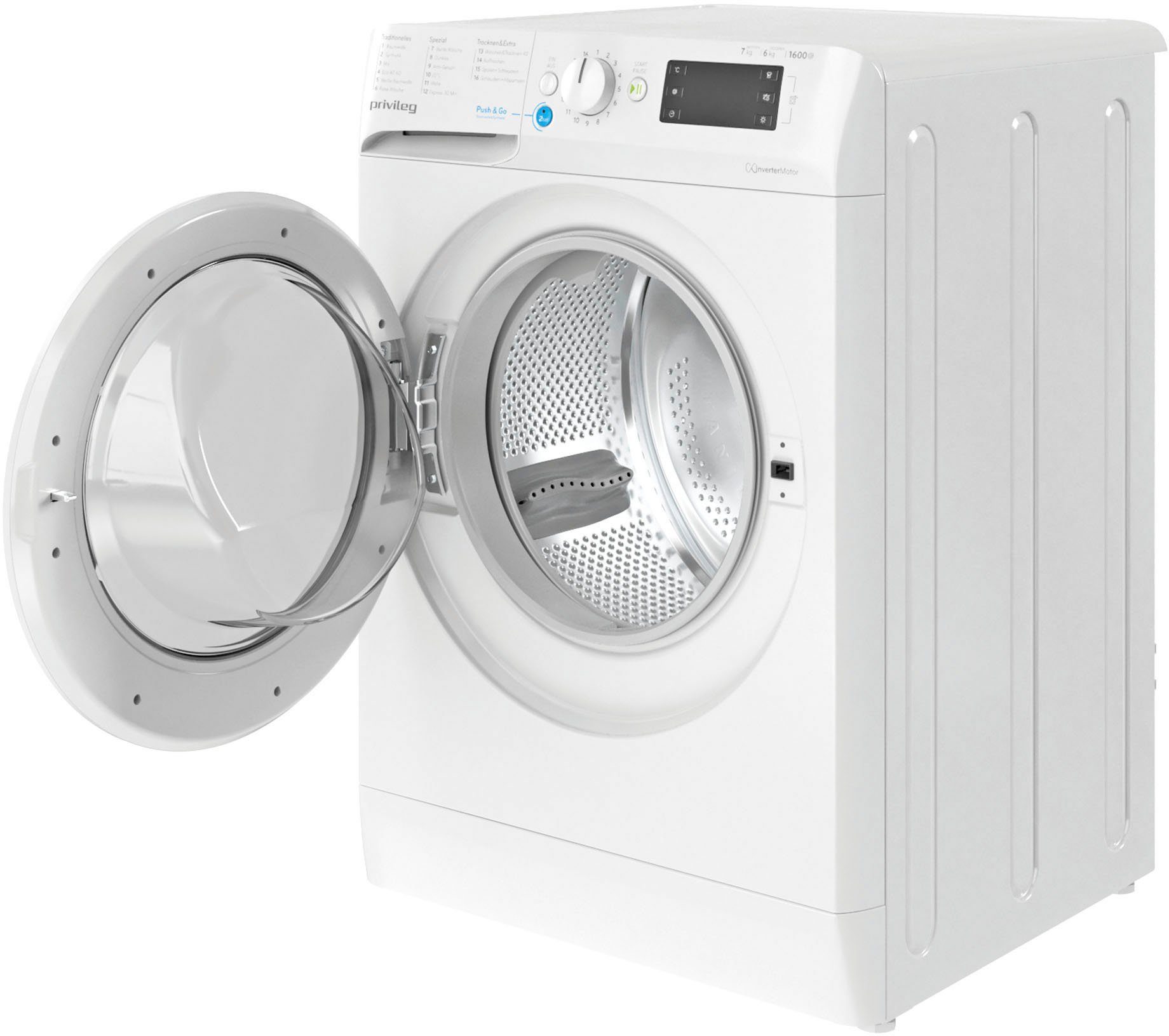 Privileg Waschtrockner PWWT X 76G6 DE N, 7 kg, 6 kg, 1600 U/min