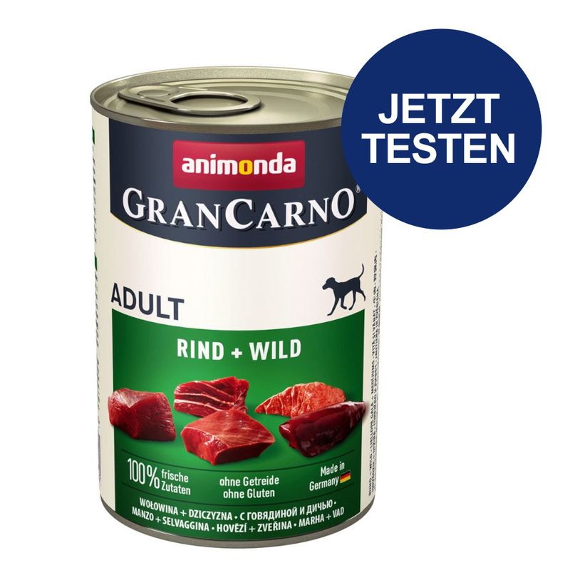 Probierpaket animonda GranCarno Original Adult 6 x 400 g