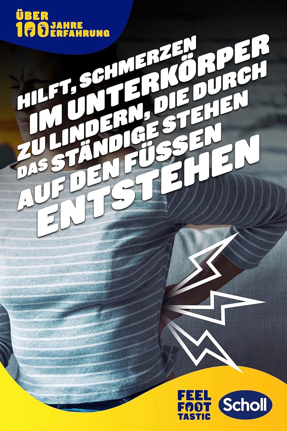 Scholl Einlegesohlen In-Balance Einlegesohlen Bei schmerzen im unteren Rücken, Sohlen bei Schmerzen im unteren Rücken