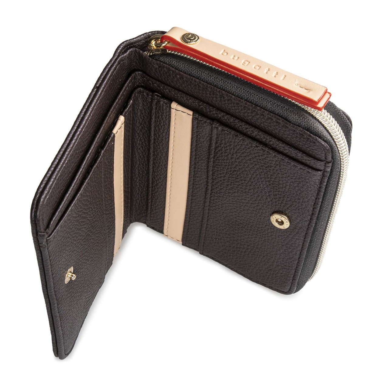 BUGATTI Handtaschen braun ELLA wallet zip M