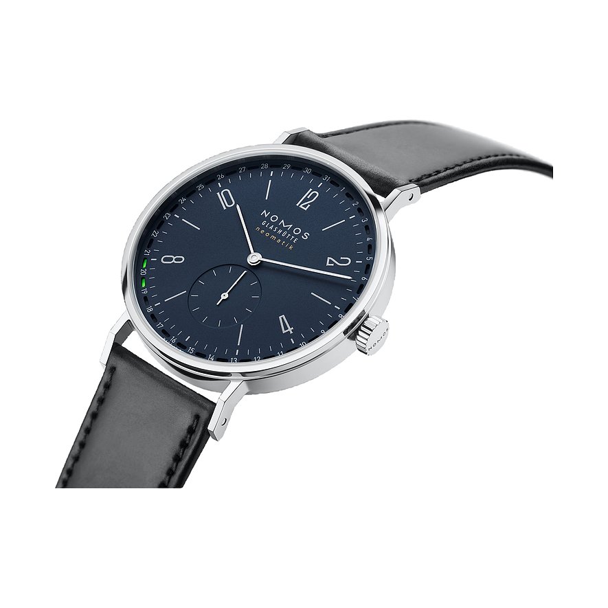 Nomos Glashütte Herrenuhr Tangente neomatik 41 Update nachtblau