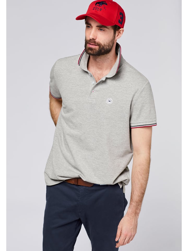 Polo Sylt Poloshirt in Grau günstig kaufen