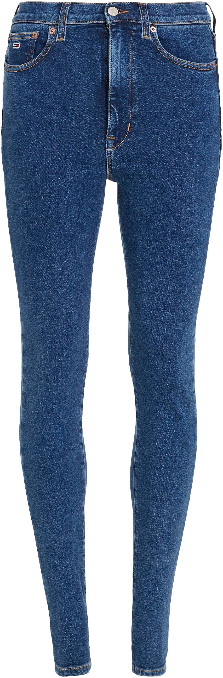 Tommy Jeans Skinny-fit-Jeans Jeans SYLVIA HR SSKN CG4 mit Logobadge und Labelflags