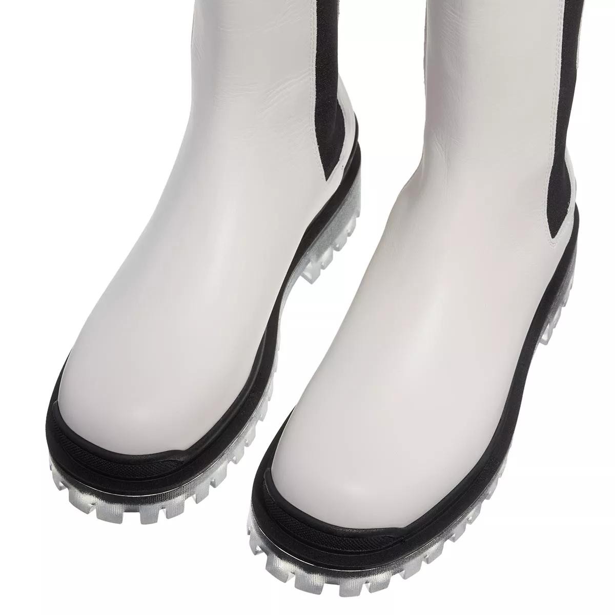 LAGERFELD Chelsea Boot weiss Biker II Long Gore