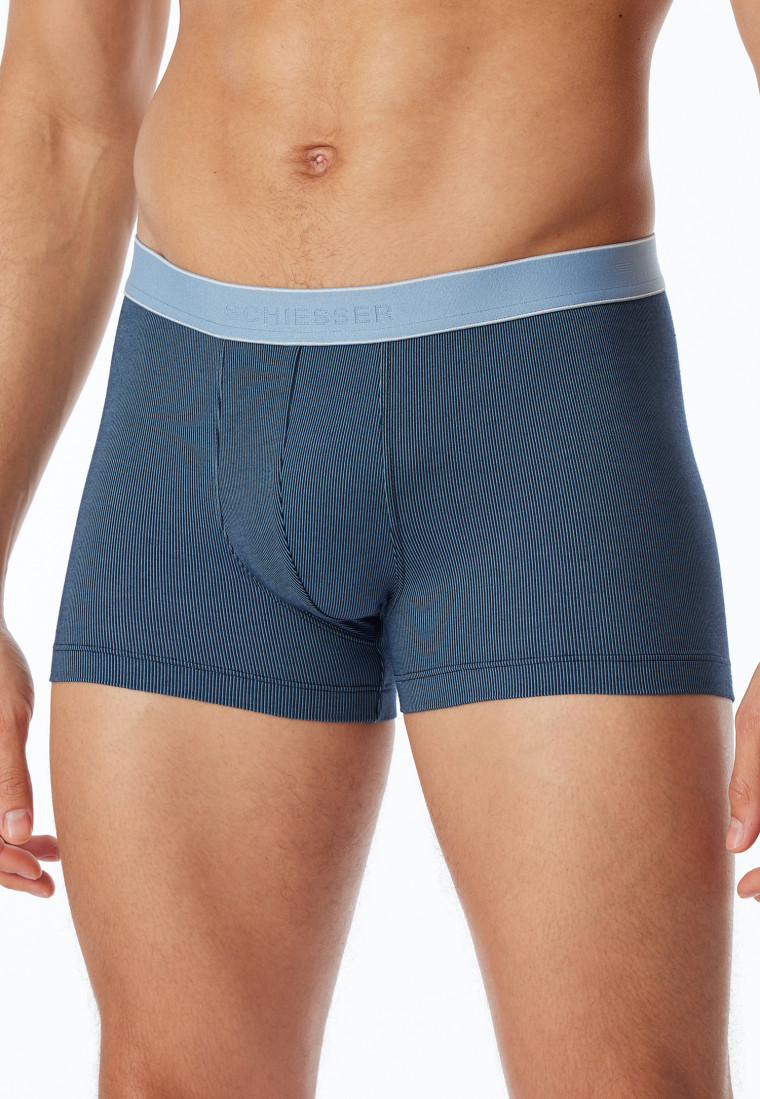 Shorts Modal gestreift blaugrau - Duality Function