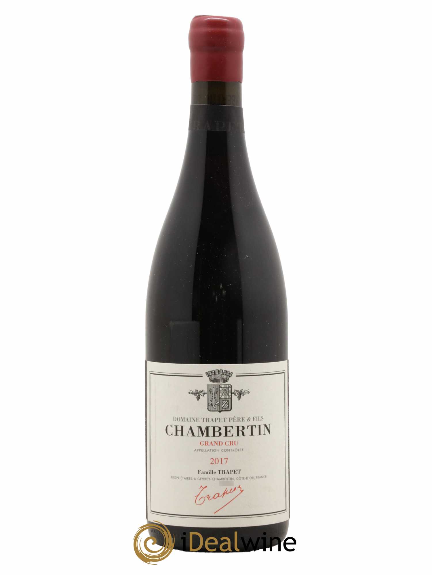 Chambertin Grand Cru Domaine Trapet  2017 - Lot de 1 Bouteille