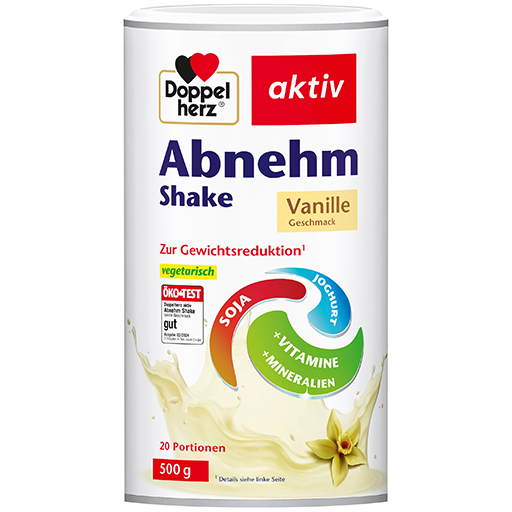 DOPPELHERZ Abnehm Shake Vanille Pulver  500 g  Pulver