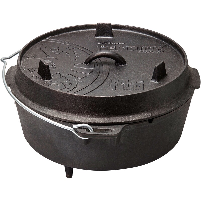Petromax Dutch Oven Feuertopf mit Standfüßen