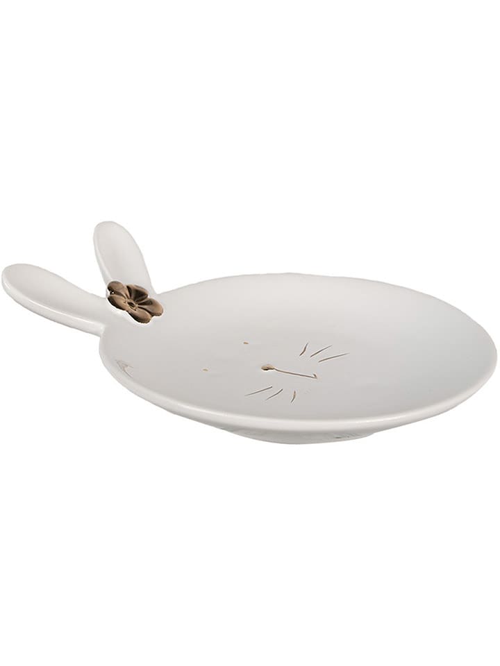 Clayre & Eef Dessertteller in Weiß - Ø 19 cm günstig kaufen onesize