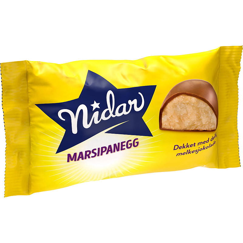 Nidar Marsipanegg 57 g m/sjokolade Nidar
