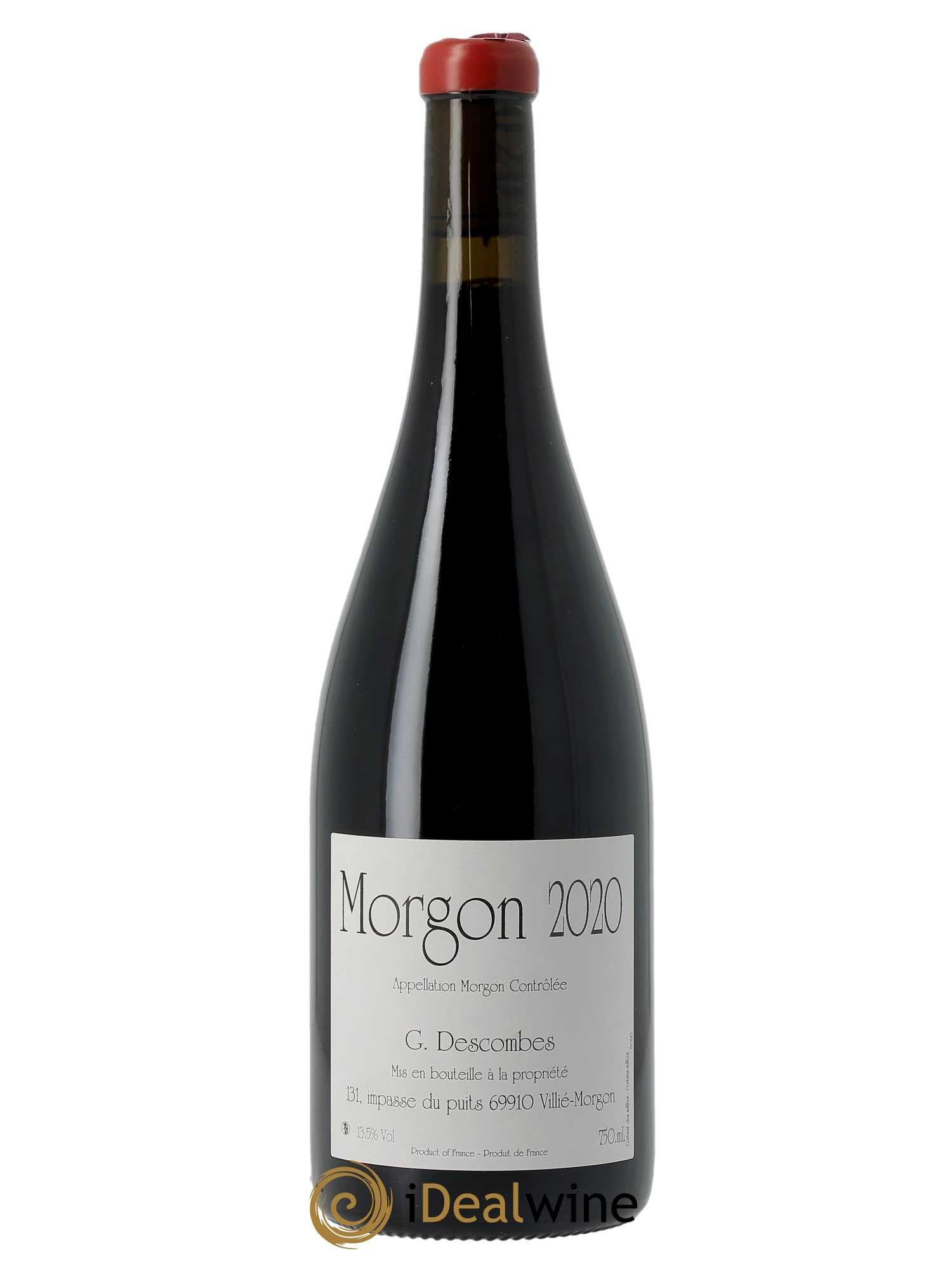 Morgon Vieilles vignes Georges Descombes (Domaine)  2020 - Lot de 1 Bouteille