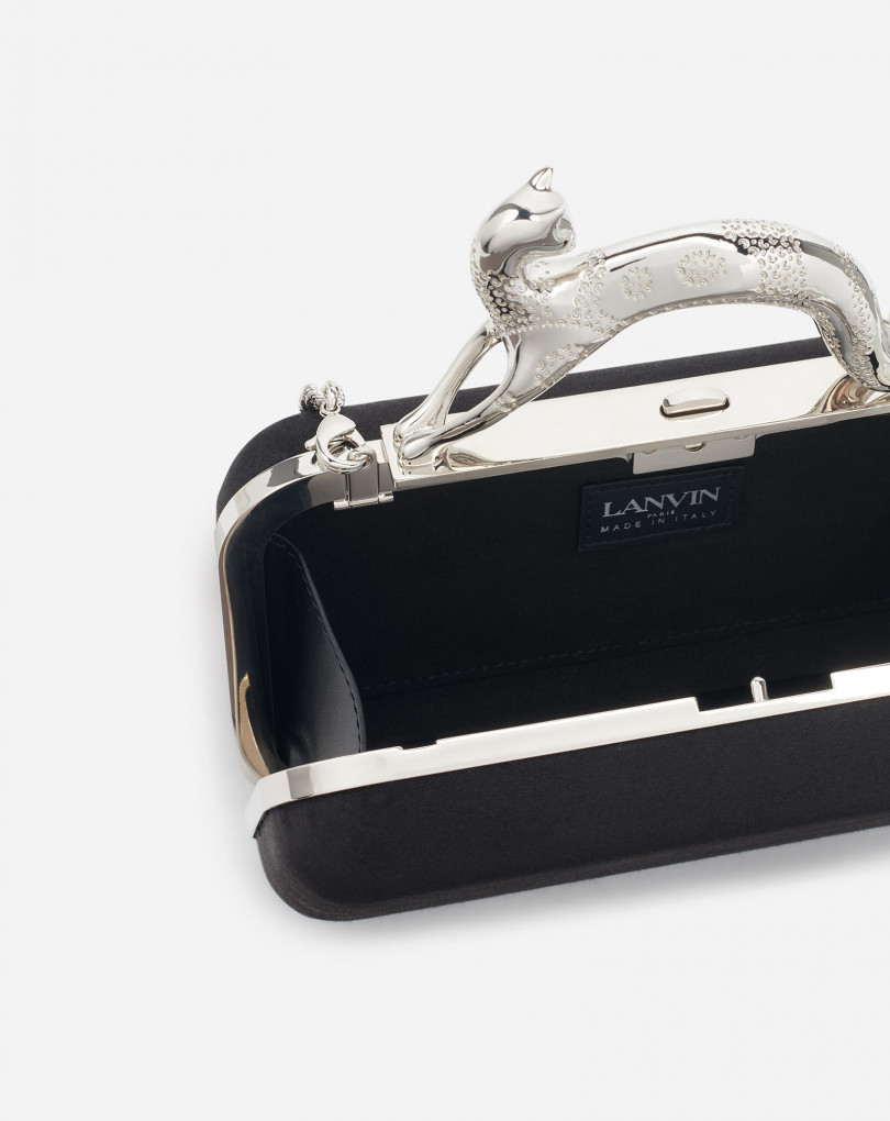 MINAUDIERE CHAT EN SATIN