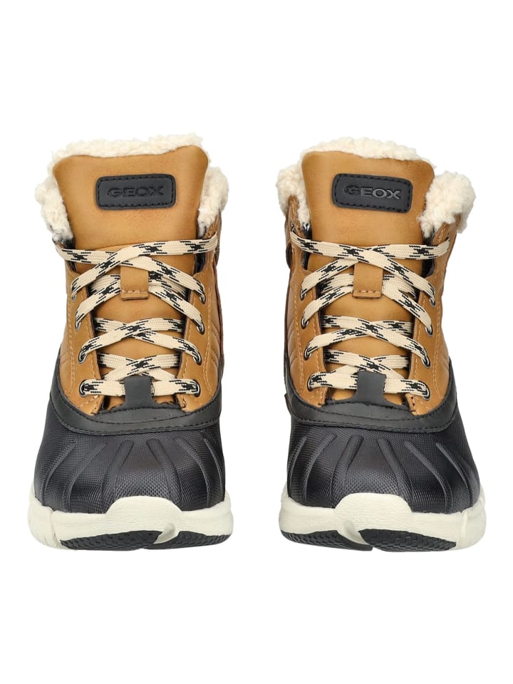 Geox Stiefelette in Schwarz/Gelb günstig kaufen
