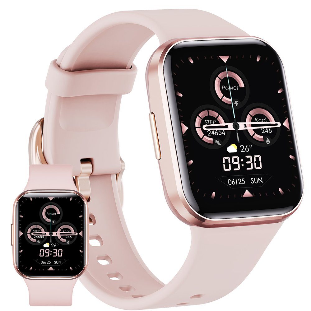 Mutoy Smartwatch, Smartwatch Damen Herren Fitness Tracker Uhr Smartwatch (1.69