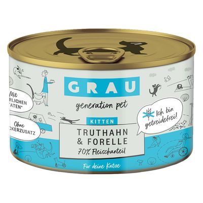GRAU Kitten Getreidefrei 6 x 200 g