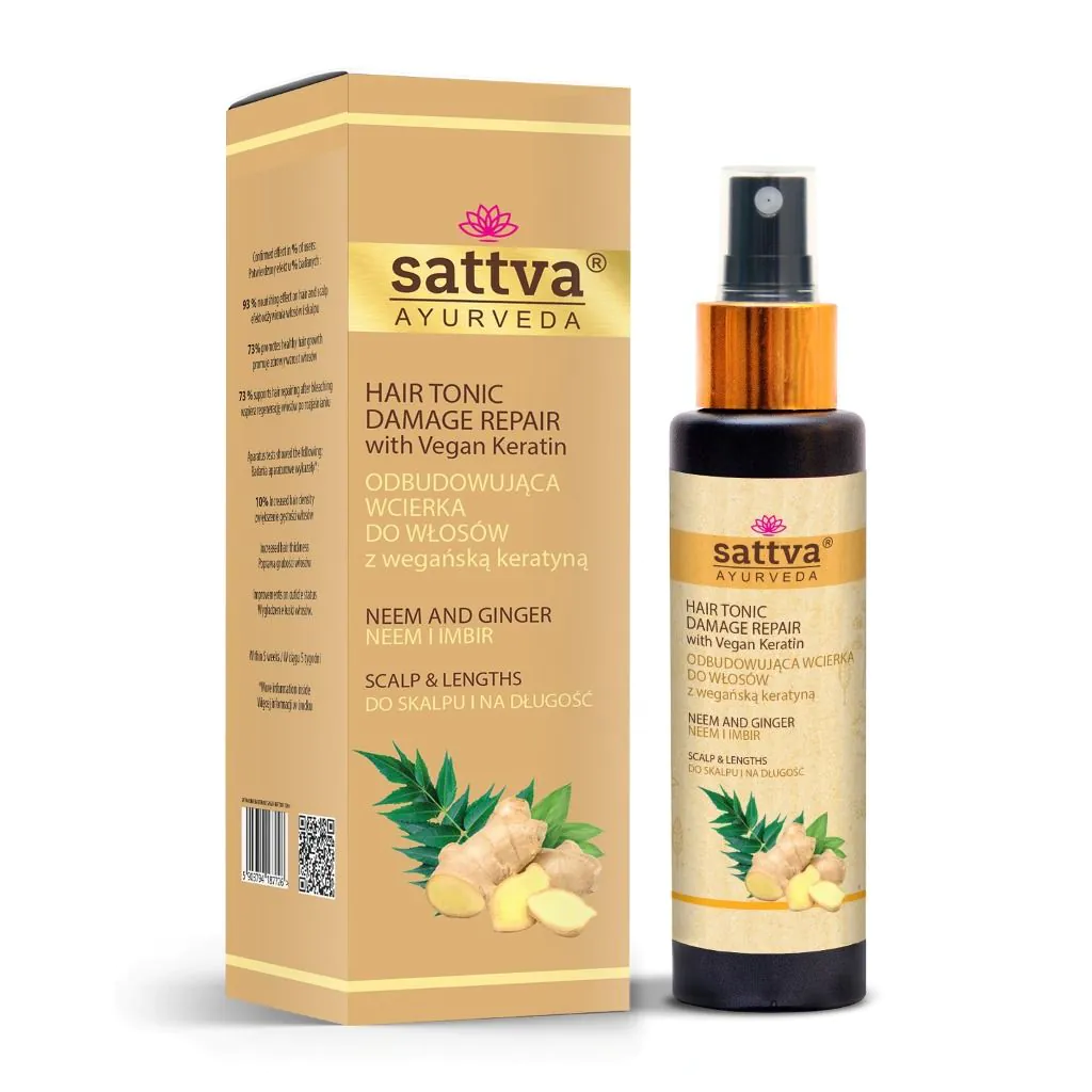Sattva Ayurveda Neem i đumbir - regenerirajući losion za vlasište i kosu 100 ml