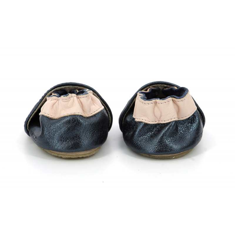 Chaussons cuir tannage végétal Star Stripe Crp